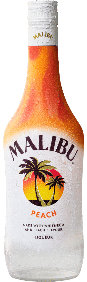 Malibu peach bottle