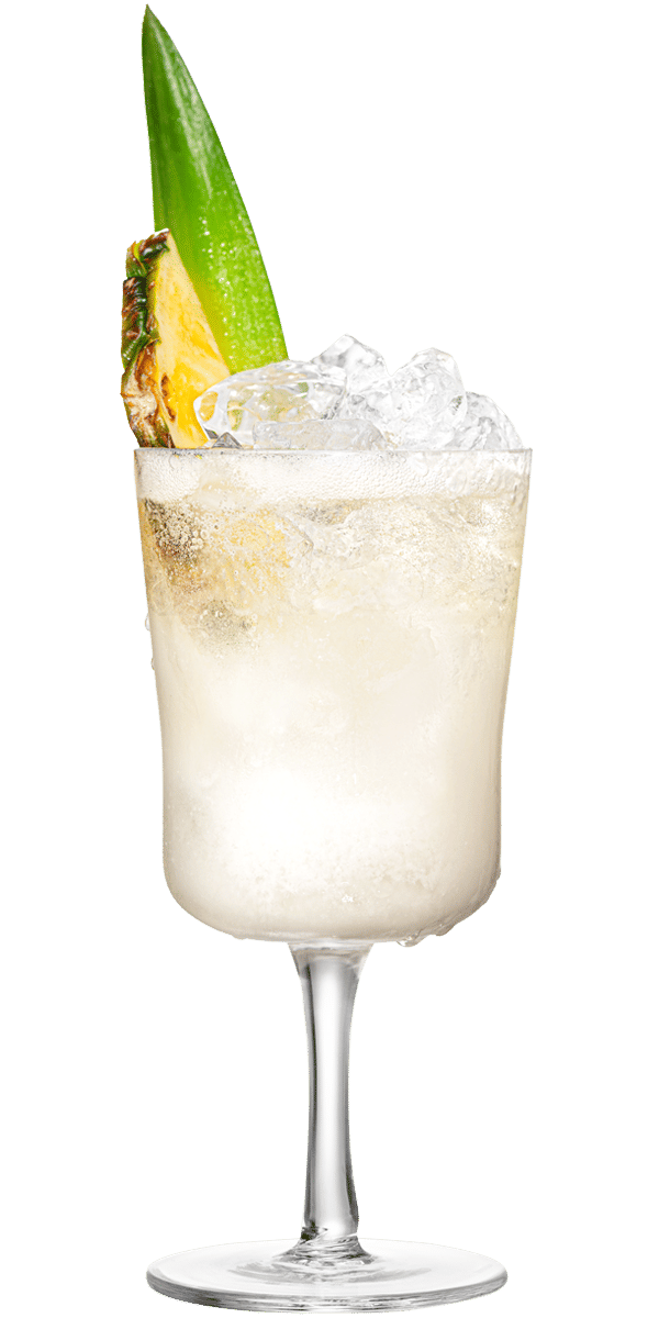 Malibu sparkling piña colada
