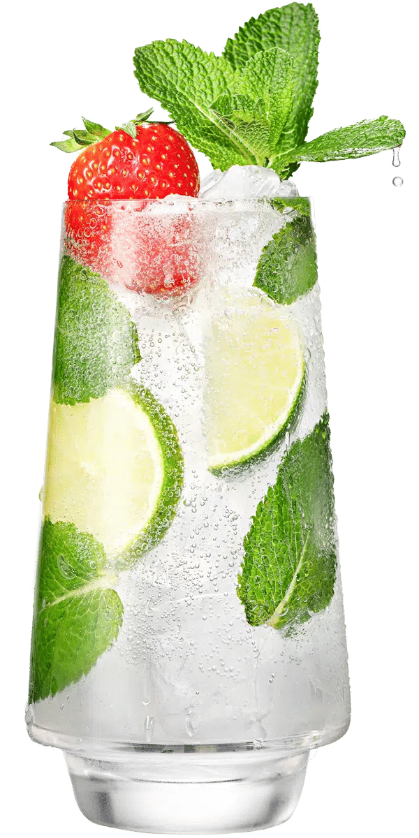 Malibu strawberry mojito