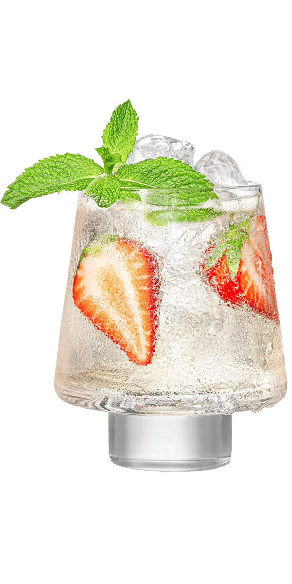 Malibu strawberry spritz