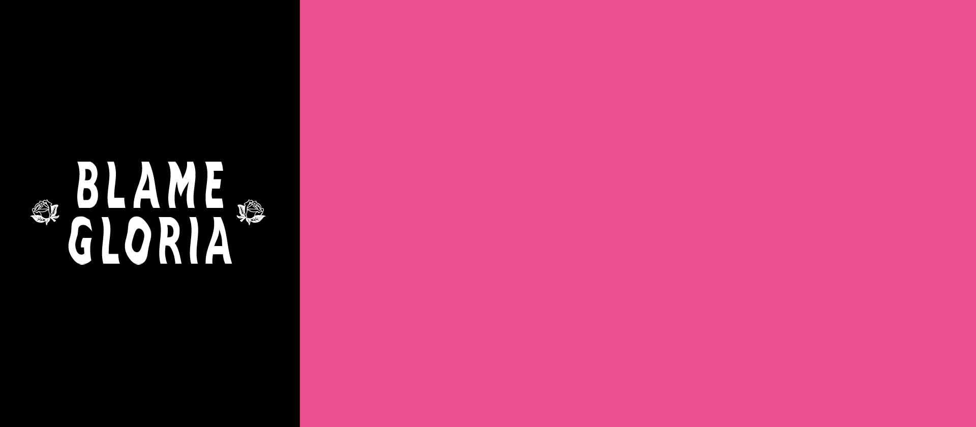 Pink and Blame Gloria logo