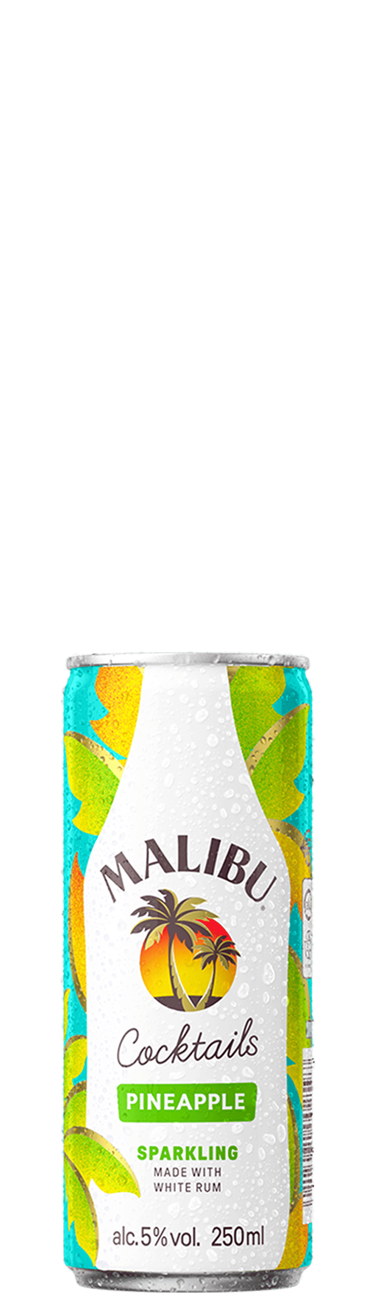 Malibu RTD Pineapple can packshot front