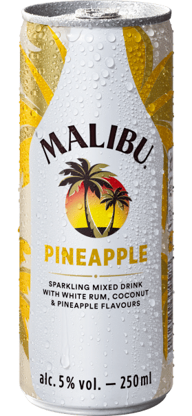 Malibu RTD can with pineapple