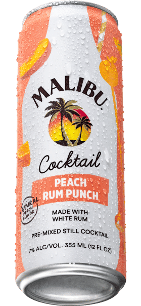 Malibu Rum Punch Can cocktail