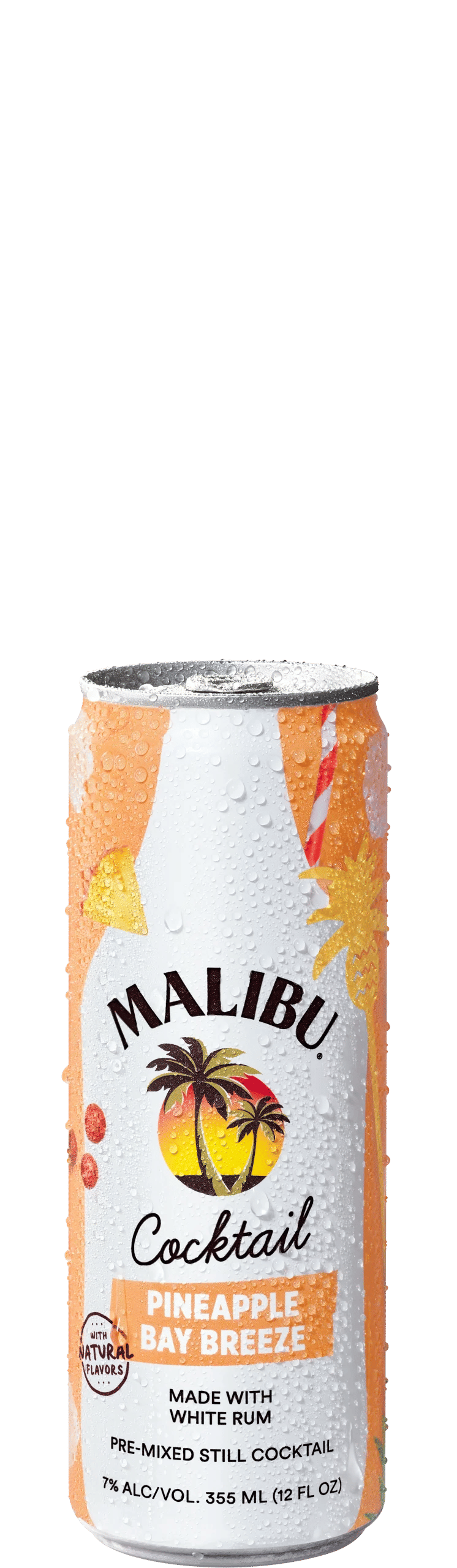 MALIBU RTD Cocktail Can (Pineapple Bay Breeze) MBI Angle 1 RGB – USA 2500×8584 Malibu Pineapple Bay Breeze Can