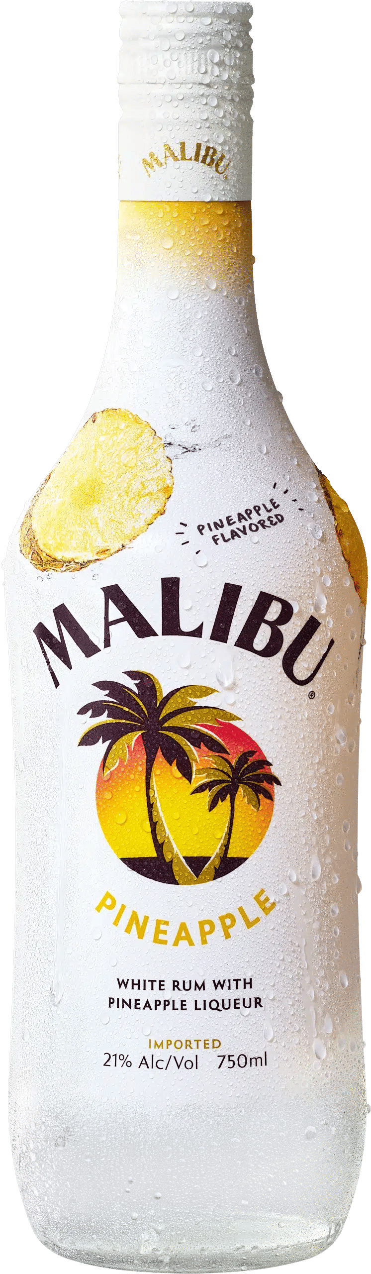 Malibu pineapple bottle