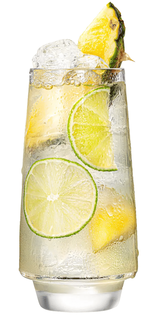 Malibu coconut water piña colada cocktail