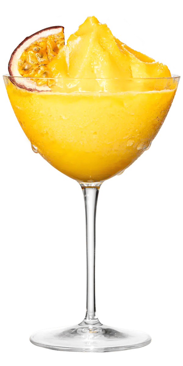 Malibu frozen passion fruit daiquiri cocktail