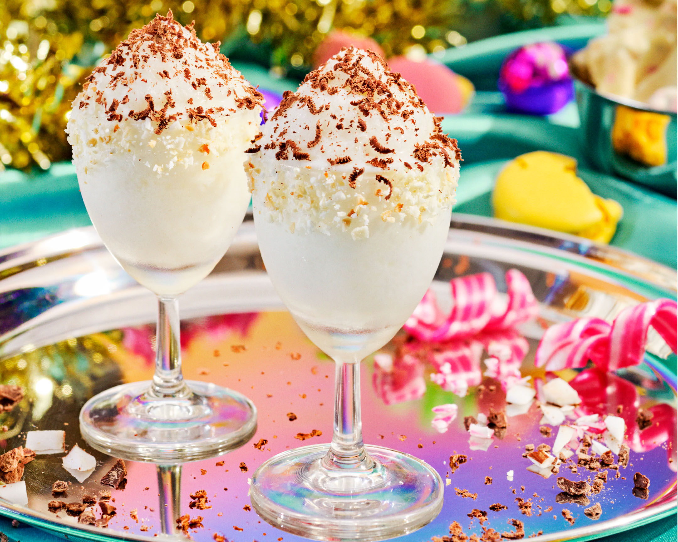 Malibu coquito drink
