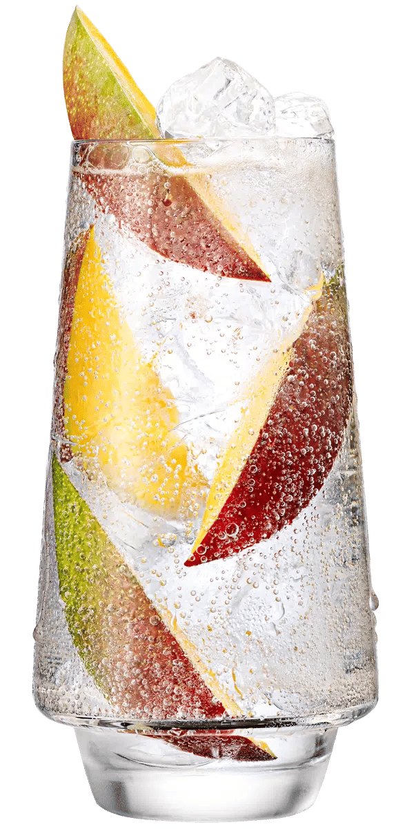 Malibu mango with soda