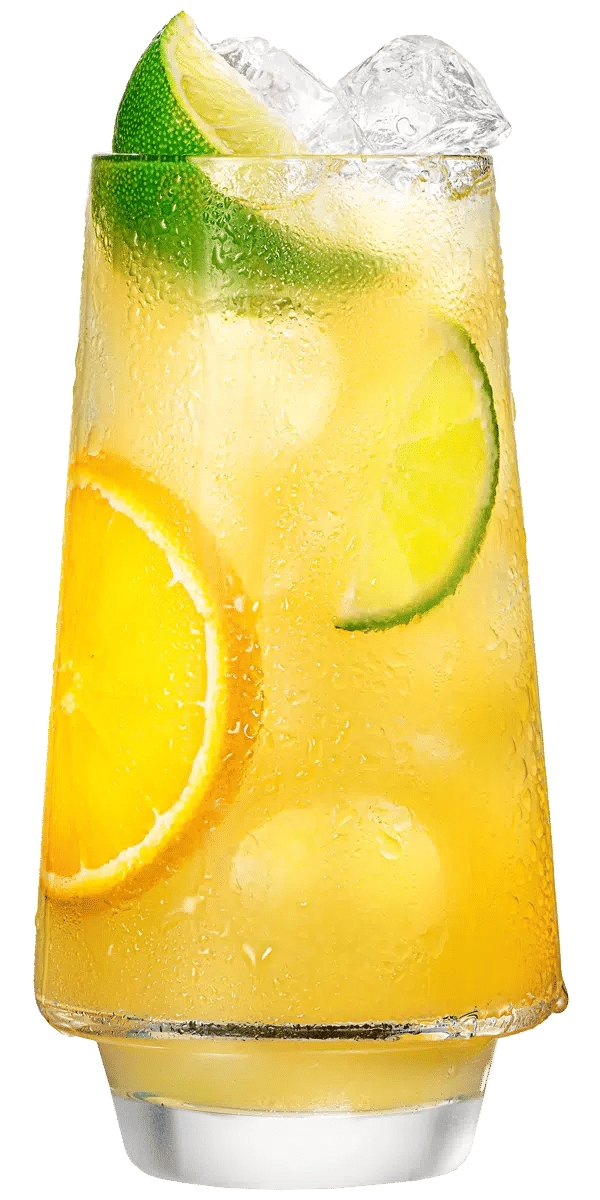 Malibu original and orange juice