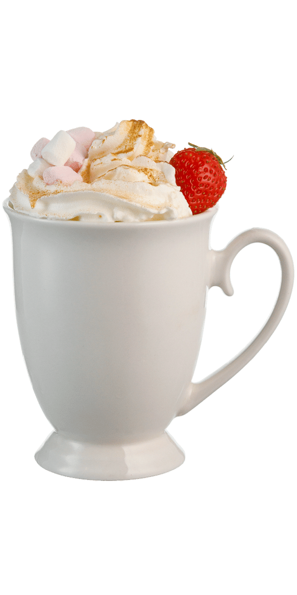 Malibu strawberry hot chocolate