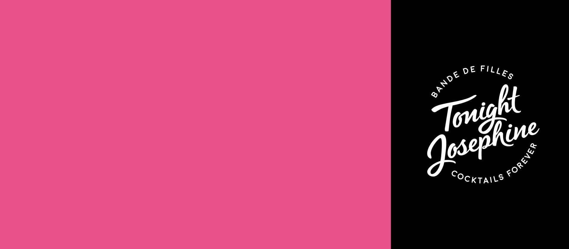 Pink and Tonight Josephine logo