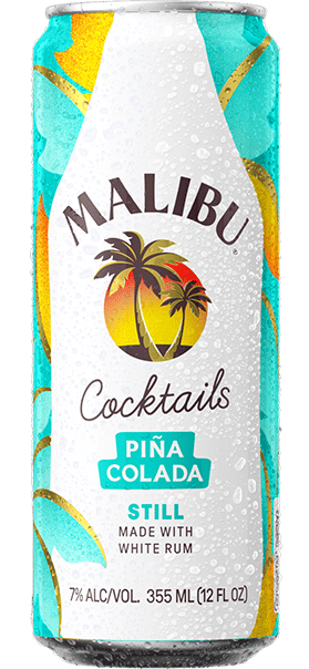 Malibu RTD pina colada can packshot