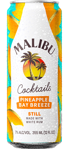 Malibu RTD Pineapple Bay Breeze can packshot