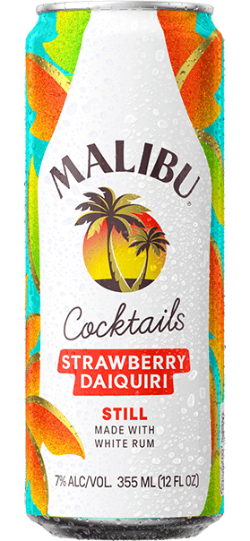 Malibu RTD Strawberry Daiquiri can packshot