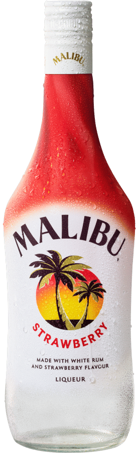 Malibu strawberry bottle