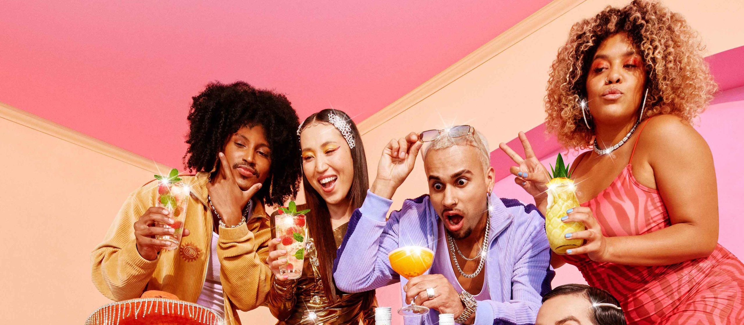 People enjoying Malibu Drinks