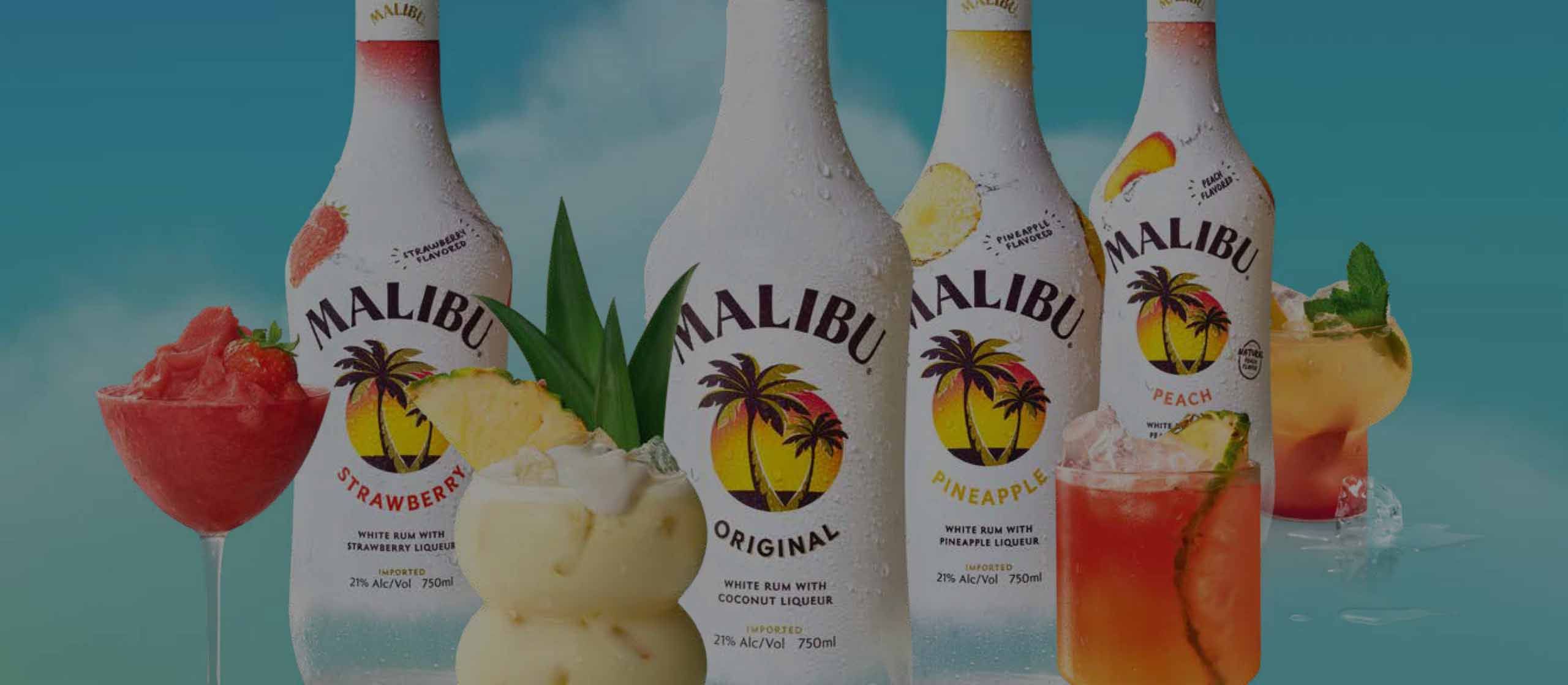 Malibu summer cocktails and flavours