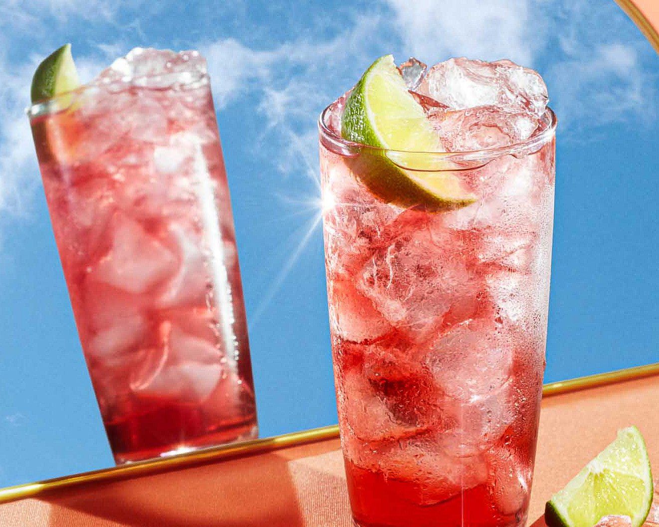Malibu cranberry lemonade