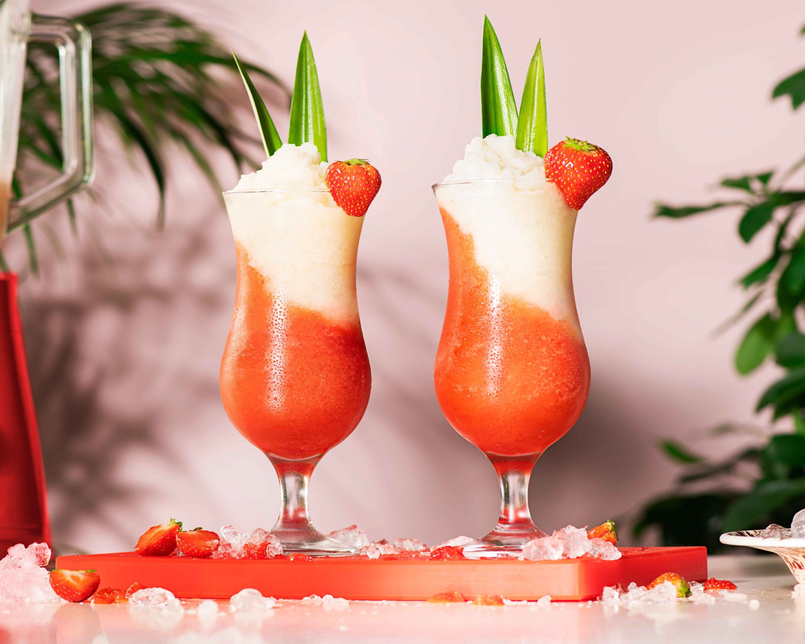 2 Miami Vice cocktails