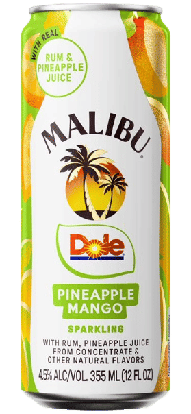 Malibu Dole Pineapple Mango Can
