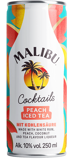 Malibu Peach Iced Tea Can
