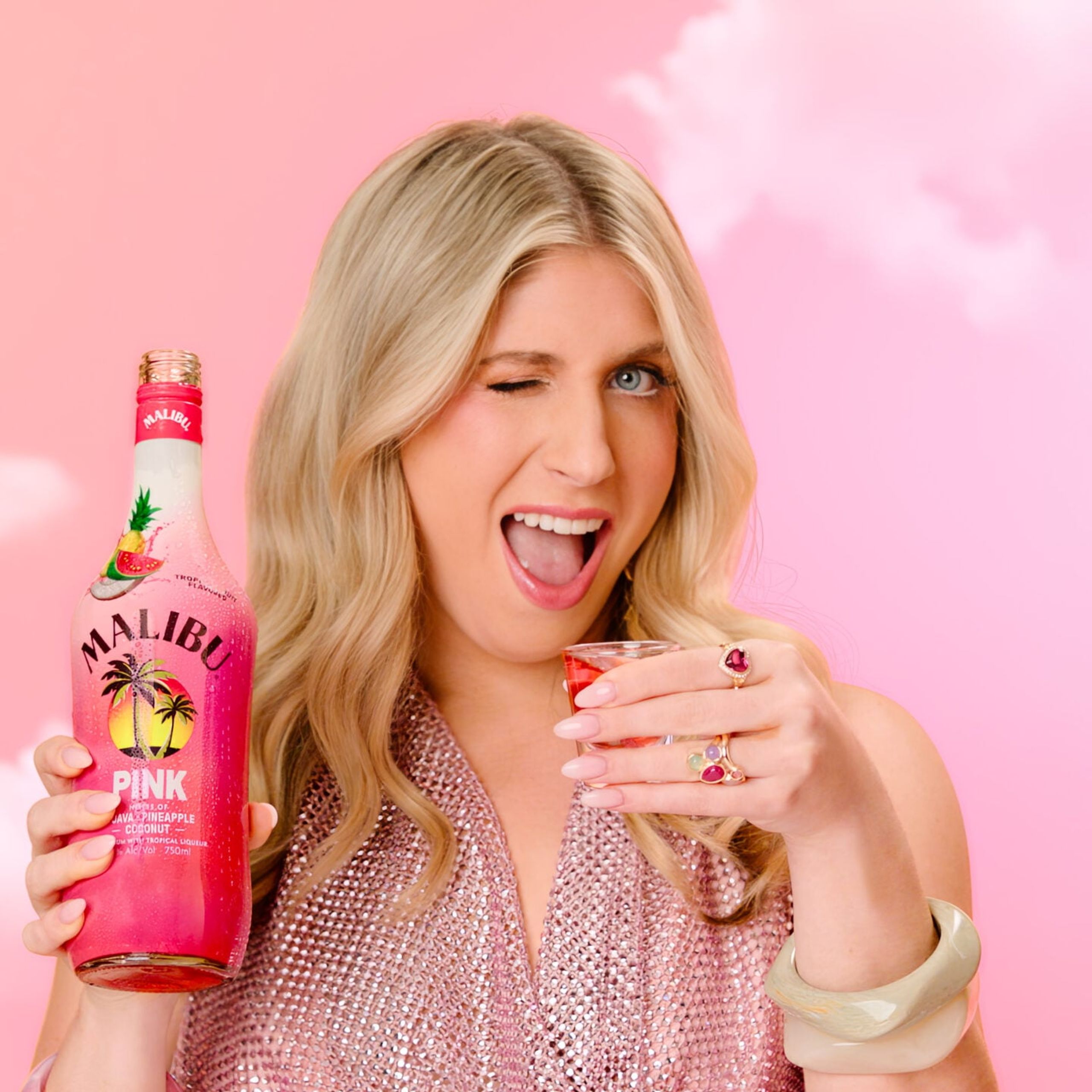 Sabrina Brier with Malibu Pink shot