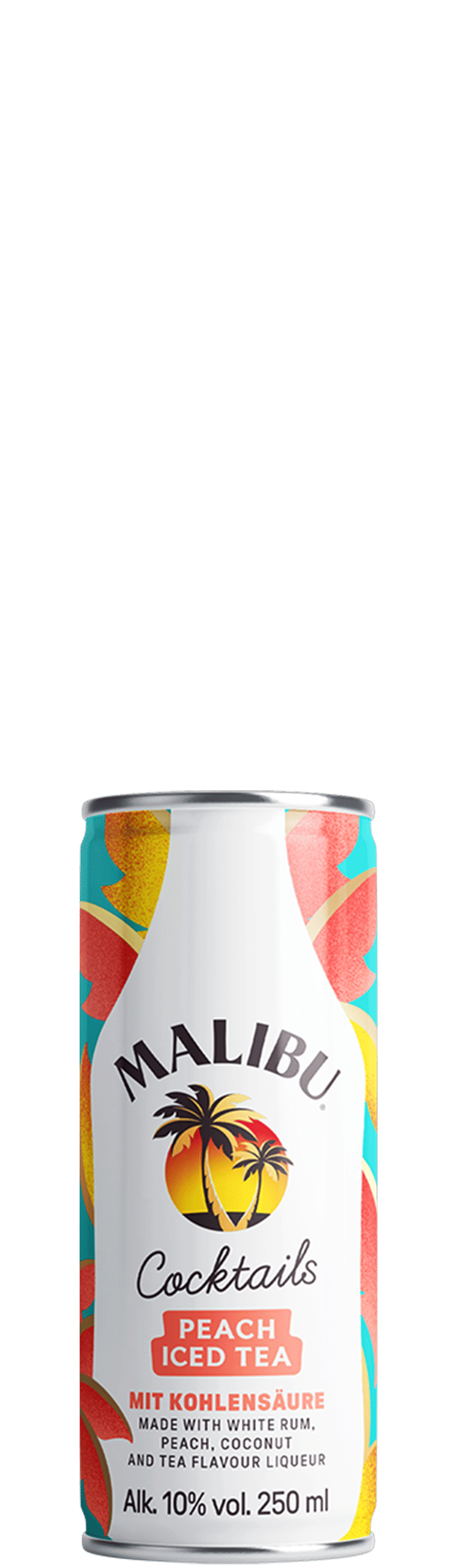 Malibu Peach Iced Tea Can