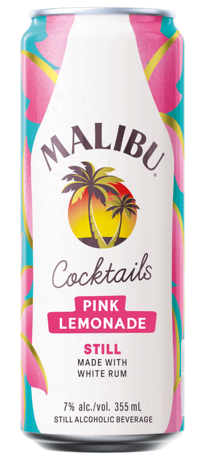 Malibu Pink Lemonade Can