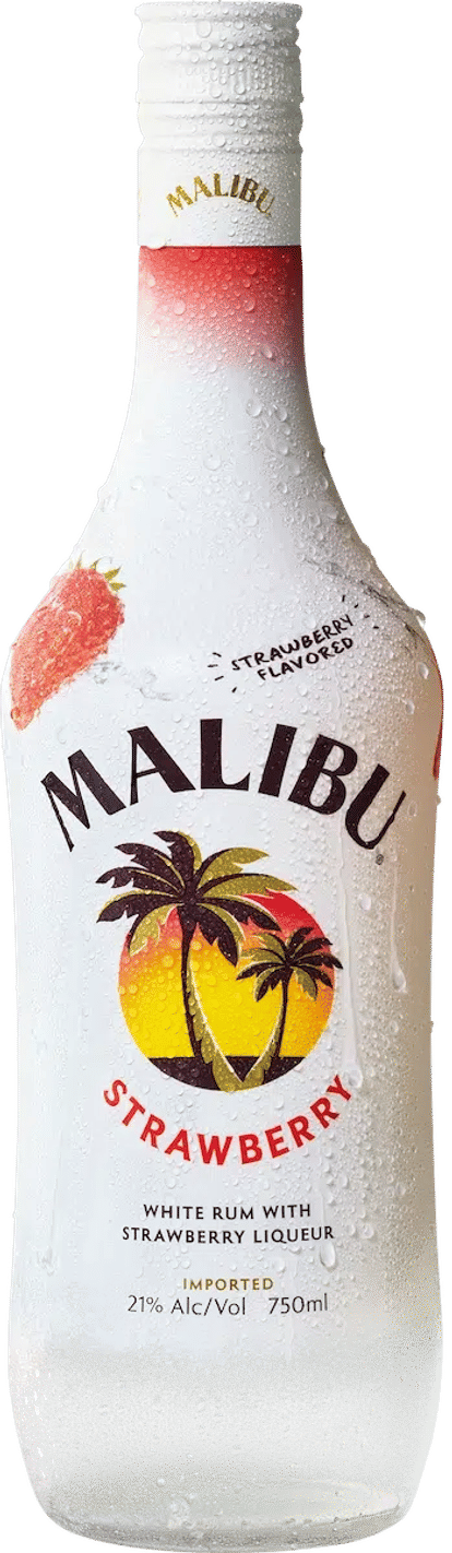 Malibu strawberry bottle