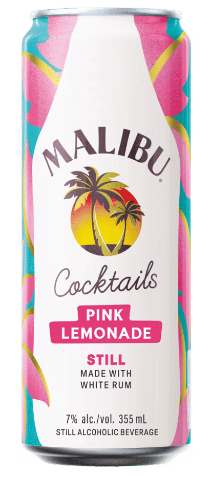Malibu Pink Lemonade Can