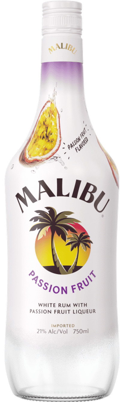 Malibu passion fruit bottle