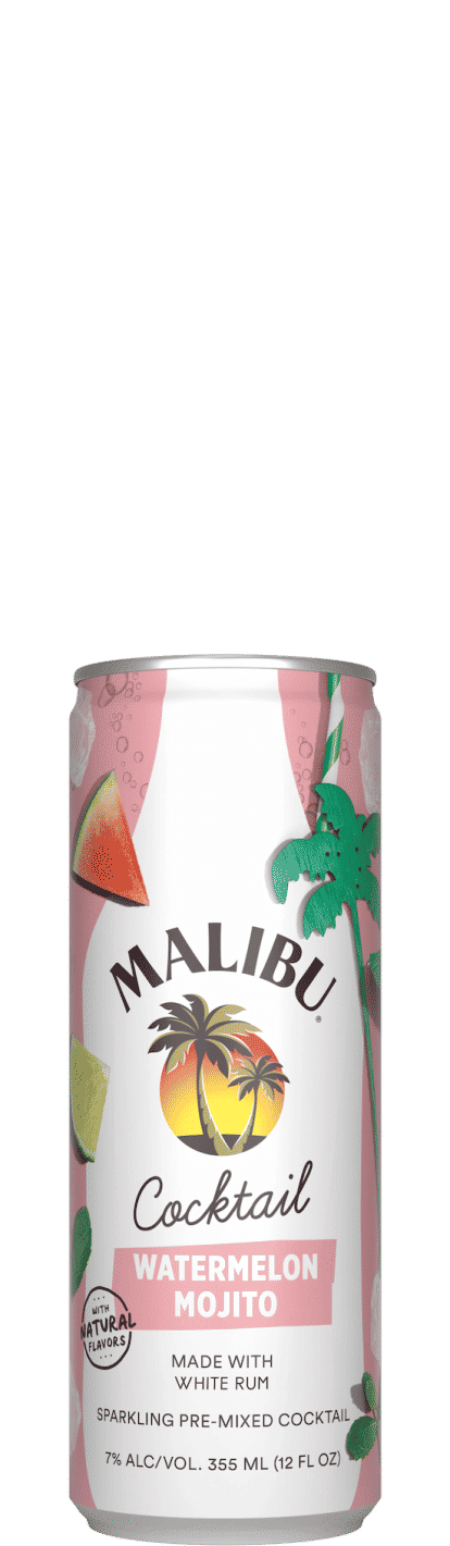 Malibu Watermelon Mojito Cocktail Can