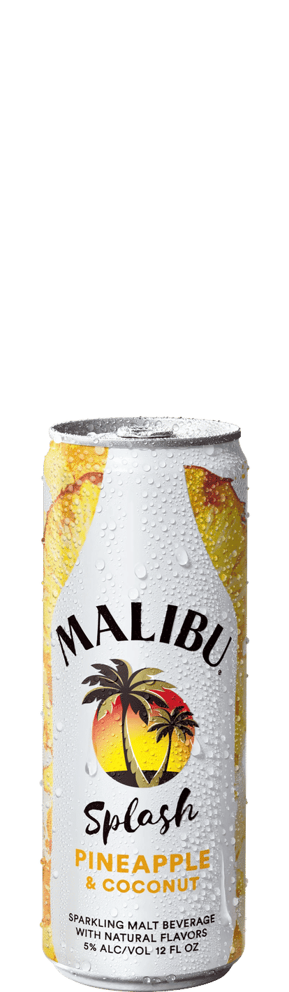 Malibu Pineapple coconut splash can