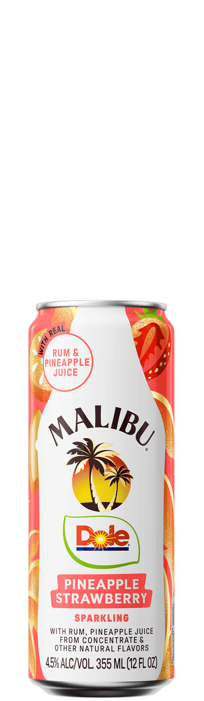 Malibu Dole Pineapple Stawberry Can