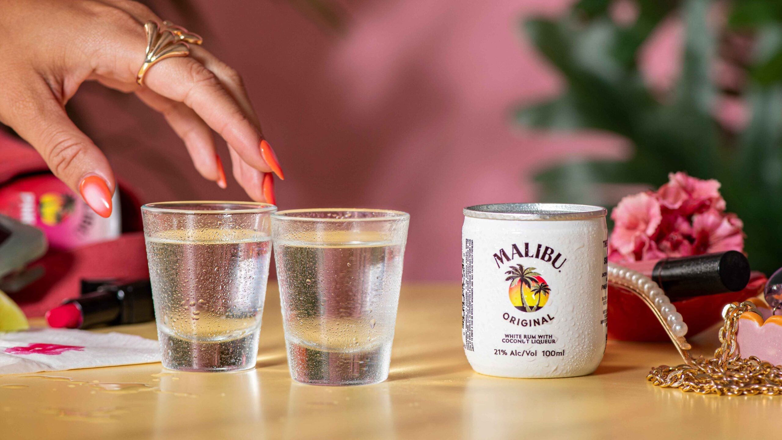 Malibu Original Can and Shots