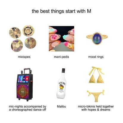 maybe the real M was the Malibu that we mixed along the way 😌