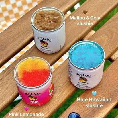 ignoring that September chill in the air to make these mini ‘bu frozen cocktail treats! which flavor would you clear fre…